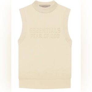 Essentials Cream Tank Top for Effortless Style